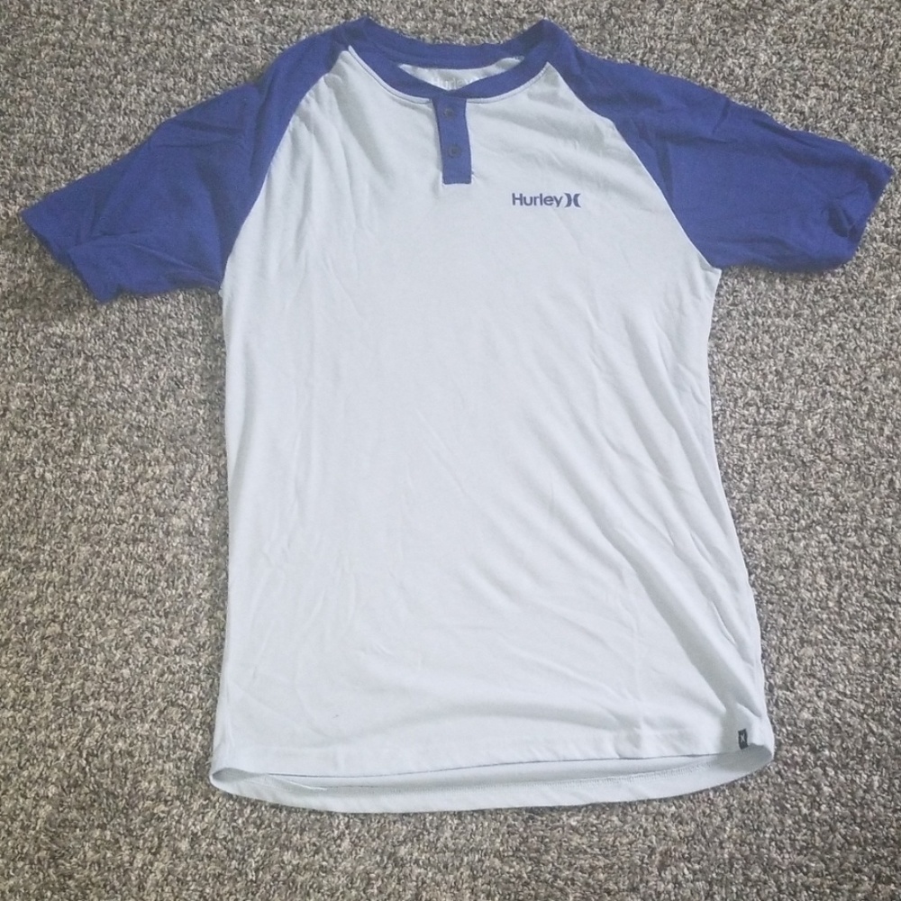 Men's Hurley Triblend Baseball Tee Size M